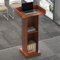 lesolar Podium sur pied avec large surface de lecture et étagère de rangement, support de pupitre en bois blanc pour salle de classe