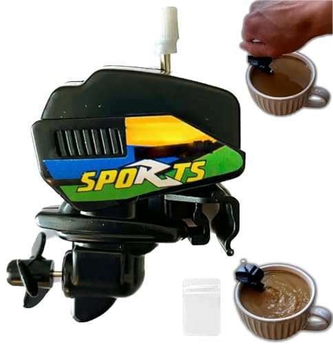 Boat Motor Coffee Stirrer | 6.5cm Außenbordmotor Kaffee Rührstäbchen | Außenbordmotor M-ini Bootsmotor Kaffeemixer Neuheit Getränkerührer | Kreative Bootsmotor Kaffeemaschine Kaffee Gadgets