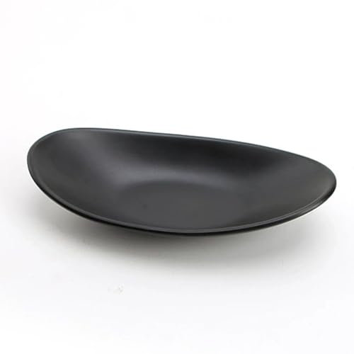 Schlüsselschale, Schwarz Schmucktablett Dekoschalen, Deko Schale Tablett Oval Schlüssel Schale, Schmuckschale Schlüsselablage für Flur Schlüssel Schale im Eingangsbereich