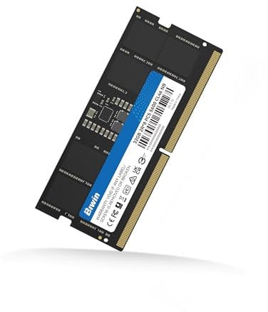 Biwin DDR5 RAM 16GB 5600MHz, SODIMM 262-pin CL46, Laptop Computer Memory, Mini PC, 1.1V / Independent PMIC/On-die ECC, High Performance RAM for AI or Gaming Computer, Single