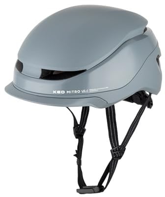 KED Mitro UE-1 Helm Für E-Bike, City & Pendler | Urban Fahrradhelm Mit MIPS, BOA-System & Belüftung | NTA 8776 Zertifiziert | Farbe: Grey Matt, Größe: 52-58 (M)