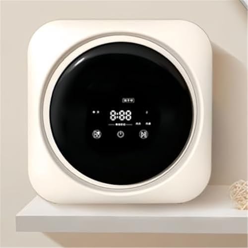 Wall Mounted Mini Automatic Washing Machine, Full-Automatic Washing Machine and Spin Dryer, 3kg Capacity Front Load Washing Machine, 95℃ High-Temperature Drying, for Dormitory in Travel Apartments
