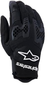 Alpinestars Manti Air Motorradhandschuhe, schwarz/weiß, L | Atmungsaktiv