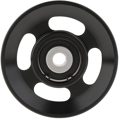Pegciuho Puleggia con Cuscinetti Rinforzati per Allenamenti in Palestra, 88mm Nero