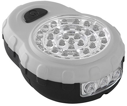 kwb LED Sicherheitsleuchte, superhell ausklappbarer Haken mit magnetischer Rückseite und No-Scratch Schutzfolie, 4 Stück, 948461