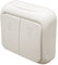 Pulsador doble de superficie para control de persianas de 80 × 80 × 30 mm Electro Dh 36.475 8430552140541