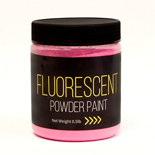 Jack Richeson Pintura en Polvo Fluo Rosa, Rosa Fluorescente, 1/2 LB