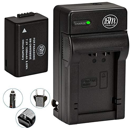 BM Premium DMW-BMB9 Battery and Battery Charger for Panasonic Lumix DC-FZ80, DMC-FZ40K, DMC-FZ45K, DMC-FZ47K, DMC-FZ48K, DMC-FZ60, DMC-FZ70, DMC-FZ100, DMC-FZ150 Digital Camera