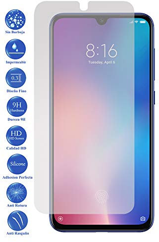 Todotumovil Protector de Pantalla Xiaomi Mi 9 SE Mi9 SE Mi9SE de Cristal Templado Vidrio 9H para movil