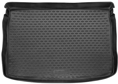 J&J Automotive | Premium Vasca Baule Per Bagagliaio In TPE Gomma Per Golf 5 V, 6 VI 3/5-Porte Berlina 2003-2013, Bordo Alto 3-5 cm, Antiscivolo