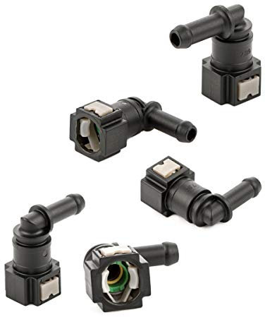 LST 5x Schnellverschluss Kraftstoffleitung Schlauchkupplung L-Stück 7,89 * 8 mm