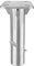 Froadp Base universal de metal para sombrilla, anclaje al suelo, color plateado (1 unidad)