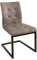 invicta INTERIOR riess-Ambiente.de Design Freischwinger Stuhl Oxford antik Taupe Eisengestell | eleganter Esszimmerstuhl oder Konferenzstuhl