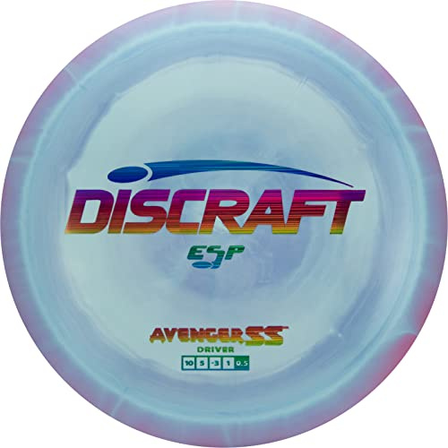 Discraft s ESP Avenger Ss Golfscheibe, Distanzfahrer, 173-174 g Golf Distance Driver Disc, Farben können variieren