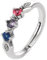XJruixi Anime Ring Itadori Yuji Gojo Satoru Cosplay Adjustable Unisex Rings Jewelry Prop Accessories Gifts