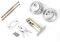 Door Lock, Stainless Steel Door Double Cylinder Deadbolt Lock Keyed on Both Sides Bedroom Door Lock for Wood Door