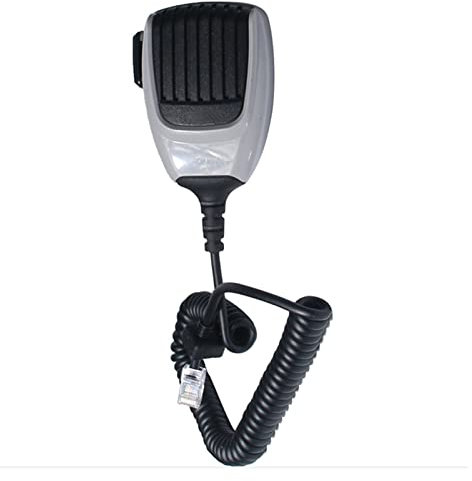 HASMI Hm-148g Haut-Parleur Micro 6 Broches Ptt Microphone for la Radio de Voiture F5061D F6061D 1721 2721 F9511 952C-F TK NX Séries Hm148g Apte for Je Viens Apte for Kenwood