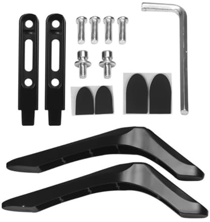 WANGCL Patas universales para soporte de TV para la mayoría de LED Plasma pantalla plana TV Base Pedestal Pie Soporte de repuesto para TV