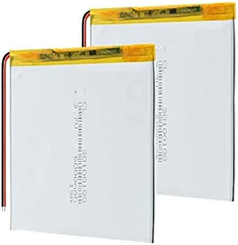Batteria Ai Polimeri Di Litio 3,7 V 6000 MAh 30100100 Li, Cella Di Ricambio Ricaricabile Per Notebook Tablet E-Book,2PCS