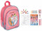 Kindergartenrucksack Bibi & Tina Mädchen - Personalisiert mit Name - Set Pferde Kinderrucksack mit Mal- und Schreibturm 35-TLG.