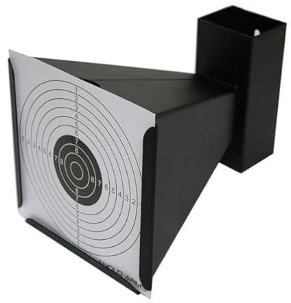Kugelfang Zielscheiben Halter Trichterhalter Metall Airsoft Luftgewehr 14x14cm