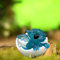 Dragon Nouveau-né dans L’œuf, œuf De Dragon Imprimé en 3D, Mini Figurine De Dragon, Bébé Dragon dans La Figurine en Coquille D’œuf, Ornements De Bureau De Statue De Dragon D’Art en Résine (Blue)
