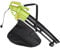 Aspirafoglie Soffiatore Elettrico Da Giardino 3 in 1 Aspiratore Trituratore Soffia Foglie 3000 W 270 Km/h Con Sacca Raccolta Da 45 L Rotelle e Tracolla Manutenzione Giardino Spazi Esterni Cortile