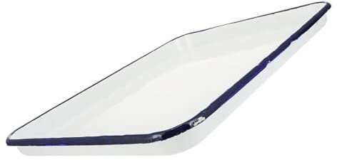 TOPPERFUN Laboratory Enamel Tray Mit Tiefem Rand Praktische Und Waschbare Aufbewahrungslösung Für Labor Küche Und Zuhause Vielseitige Nutzung Leicht Zu Reinigen