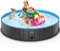 lunaoo Hundepool fur Große Hunde, Faltbare Schwimmbecken Hund Planschbecken Dog Pool, Tragbar PVC Hunde Pool Hundebadewanne Hundeschwimmbad für Große Kleine Hunde, Hellblau, 160 x 30 cm