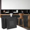 XMTECH 3D Wandpaneele 3m² Wandverkleidung Deckenpaneele Decke Deckenverkleidung Paneele Deckenplatten, Wanddeko Wandtattoos Wall Deko Panel 50x50 cm, Quadrat Schwarz