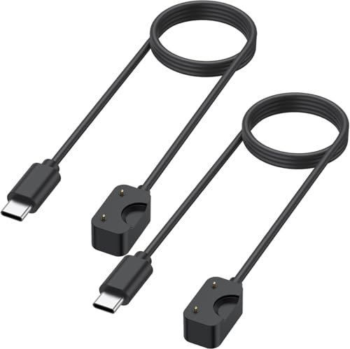 Oumida 2 Piezas Cargador para Samsung Galaxy Fit 3, Cable de Carga Rápida USB C de 100cm Cargador Portátil para Samsung Galaxy Fit 3 R390