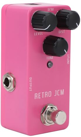 Mini E -Gitarrenverzerrungseffekt Pedal True Bypass Retro Sound DC9V Tragbare Leistungen