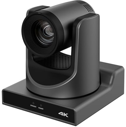 PTZ Camera, 4K Ptz Camera with AI Tracking,HDMI,POE Support 20X Optical Zoom Video and Network IP Live Streaming, Simultaneous 3G-SDI and USB Video Output for Conferences, Church, Teaching