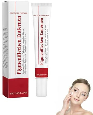 Pigmentflecken Entferner Gesicht, Skin Whitening Cream mit Vitamin C gegen Dunkle Flecken, Melasma, Altersflecken und Pigmentflecken, Aufhellungscreme für Ebenmäßig Strahlenden Teint (1)