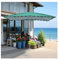 Parasol De Marché Rectangulaire, 2,0 X 1,5 M, 2,5 X 2,0 M, Parasol De Jardin Étanche Avec Auvent De Protection Solaire, Parasol De Table Portable D'extérieur, Hauteur Réglable(Green,2.50x2.0m/8.2x6.5f