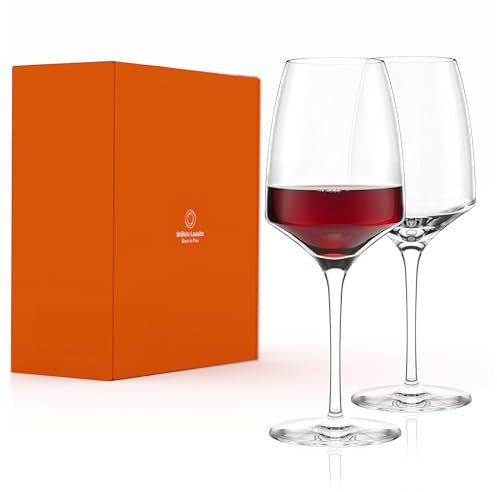 Stölzle Lausitz Rotweingläser Experience 2er-Set 450ml – Hochwertige Weingläser ideal für Rotwein – Eleganter Rotweinkelch aus Kristallglas für maximale Aromaentfaltung – Spülmaschinen- & Stoßfest
