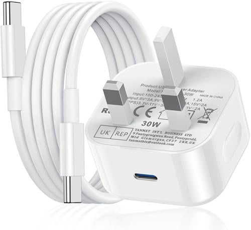 Google Pixel USB C Fast Charger 30W for Google Pixel 9/9 Pro/9 Pro XL/9 Pro Fold/8 Pro/8/8A/7A/7/7 Pro/6A/6/6 Pro/5/5A/4 XL/iPhone 16 15 14/Samsung S25 A16 A15 A55,USBC Phone Plug and Charging Cable