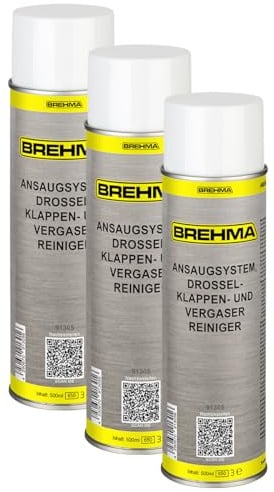 3x BREHMA Drosselklappenreiniger AGR Ventil Reiniger Vergaserreiniger