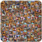 Simandra Patchwork Tagesdecke Bett-Überwurf Patchworkdecke Steppdecke Quilt Shabby Decke Überdecke Handarbeit Doppelbett Farbe Motiv 8