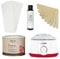 Anyskin kit Ceretta con Scaldacera Professionale, Cera Liposolubile Rica 400ml Rosa o Argan, Anyskin Olio Dopocera 100ml, Spatole in Legno 40pz. e Strisce Depilatorie Tnt 100pz.