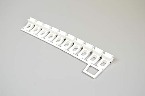 ROLLMAYER glänzend Weiß Gardinenschiene ALU 2, 3, 4, 5-läufig Deckenbefestigung (nur 100 x Ösengleiter) Aluminium Vorhangschiene für Schiebevorhang Vorhang, Gardinen