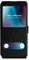 moex® Étui à clapet Style Cuir Compatible avec Samsung Galaxy S20 | Support/fenêtre Transparente, Noir