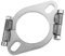 auspuffdichtung 2 5 zoll Edelstahl roller Auspuff Flansch split, 2,5 Zoll 63 mm Stahl Auspuff flansch Flacher, ovaler, geteilter Reparaturersatz
