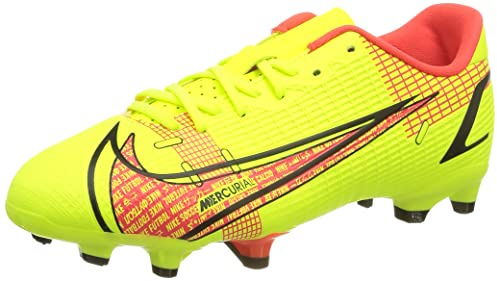 Nike Vapor 14 Academy Fußballschuh, Volt/Bright Crimson, 38 EU