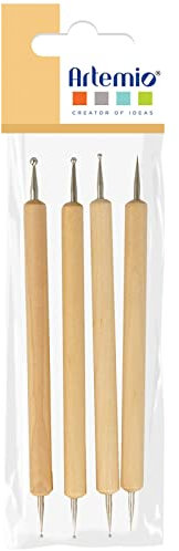 Artemio 18003047 Set di 4 Strumenti di Goffratura