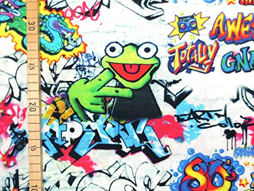 Baumwollstoff Graffiti - 13,00 EUR/m - 100% Baumwolle