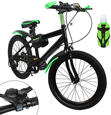 RibasuBB 20 Zoll Kinderfahrrad Cityfahrrad Adult 6 Gang Fahrrad MTB Mountainbike Citybike 48 kg Jugendfahrrad Cycling MTB Fahrrad Outdoor Sportstadt Fahrrad