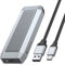 Yottamaster M.2 NVMe Enclosure, 10Gbps NVME SSD Caddy Compatible with UASP TRIM for 2230/2242/2260/2280 NVMe SSD