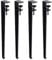 NIANXINN F-Shape Table Clamp Legs,4x Adjustable Metal Table Legs,Iron Furniture Legs,for DIY Coffee Table Dining Desk Console No Drill Table Legs,Includes Protection Pad & Allen Key (71cm,Black)