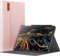 INFILAND Funda Compatible con Samsung Galaxy Tab S9+ Plus/S9 FE+ Plus, Case con Soporte Multiángulo Compatible con Samsung Galaxy Tab S9+ Tablet [Activación/Desactivación Automática], Oro Rosa